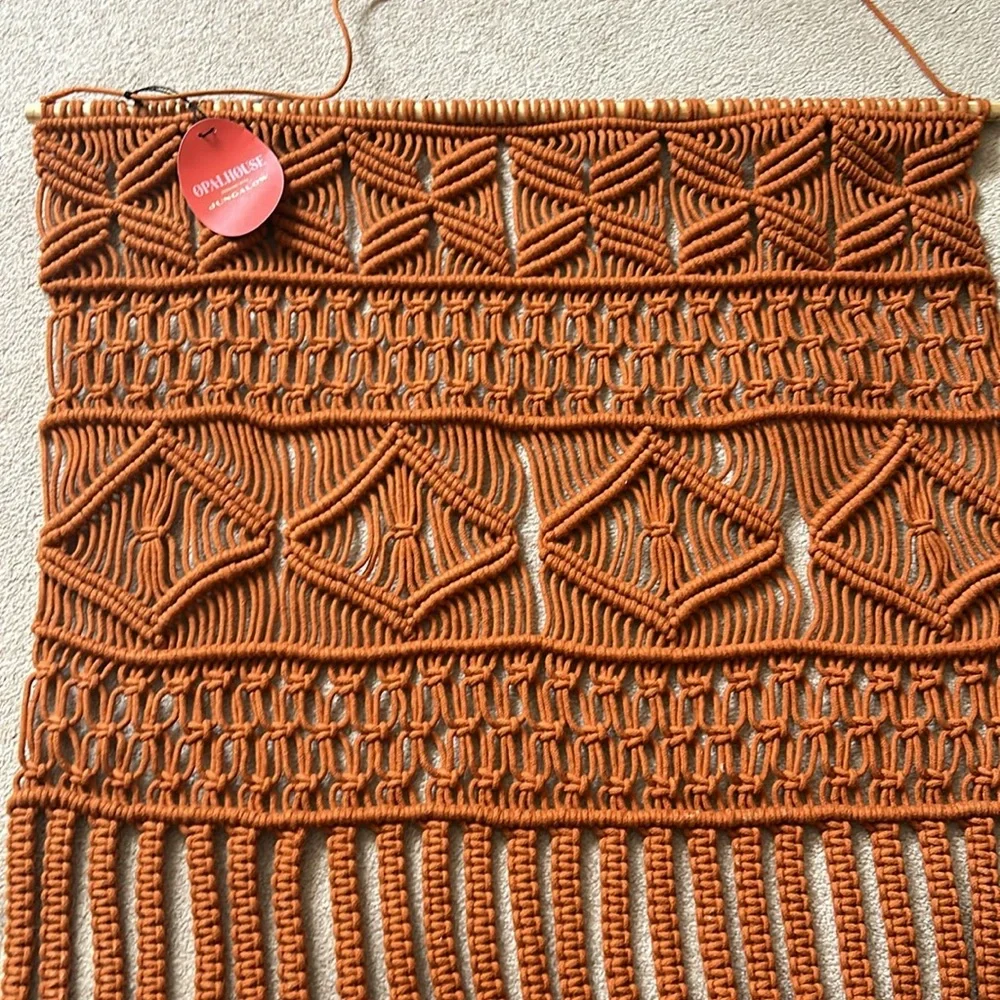Opalhouse 25” x 35”  Woven Macrame  Hanging Wall Art